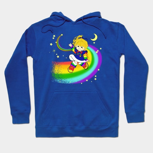 Retro Rainbow Brite Hoodie by Ambro's Store